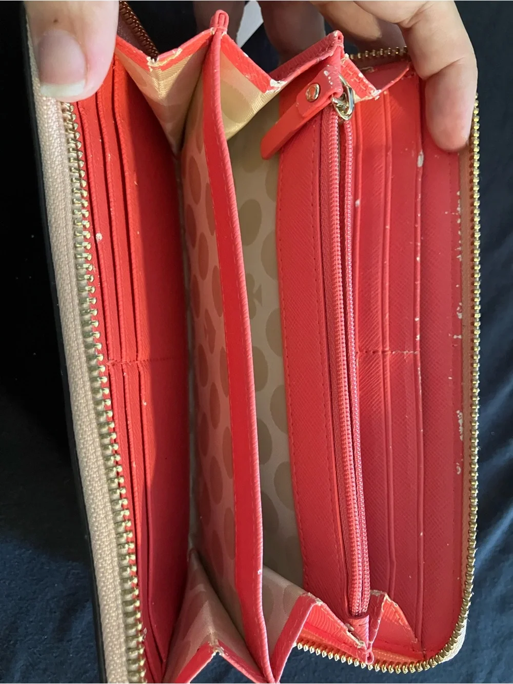 Kate Spade Cedar Street Flamingos Lacey continental wallet
